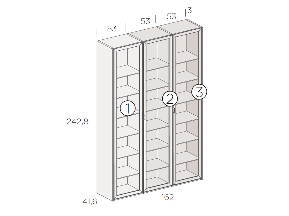 Vitrina con luz 05 de Tegar Mobel - 3