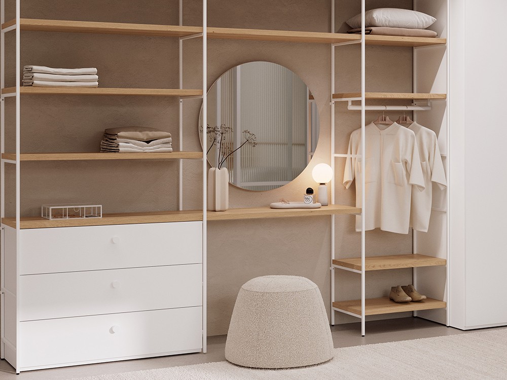 Vestidor abierto con tocador 10 de Tegar Mobel - 2