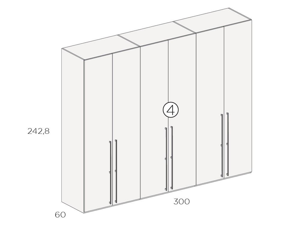 Armario puertas batientes 11 de Tegar mobel - 3