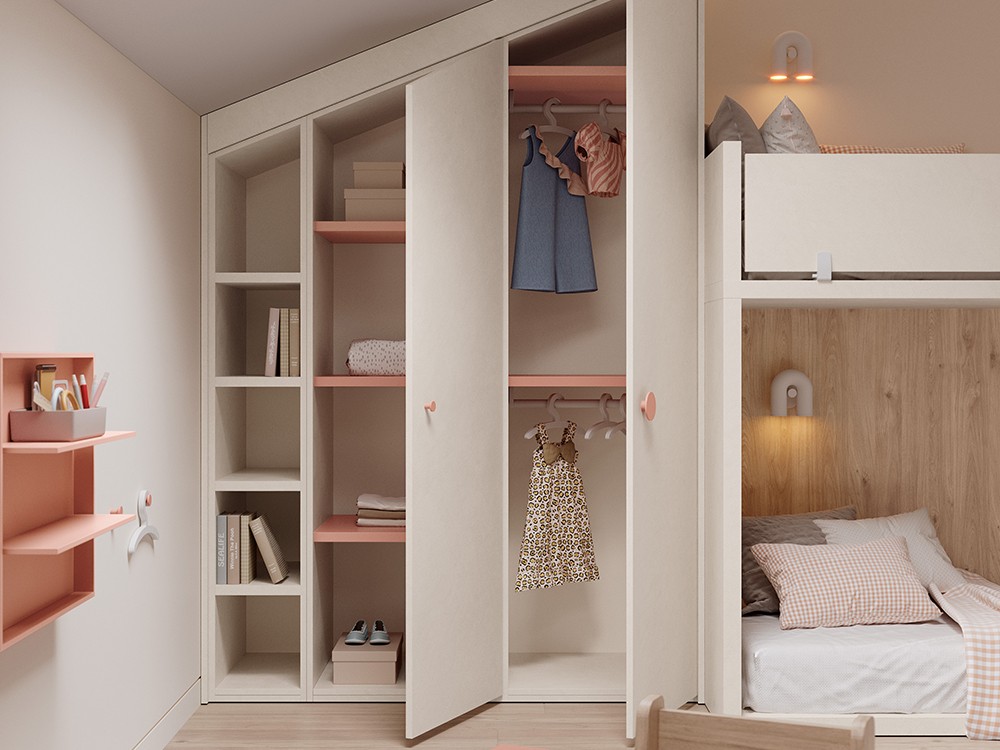 Armario juvenil abuhardillado 13 de Tegar Mobel - 1