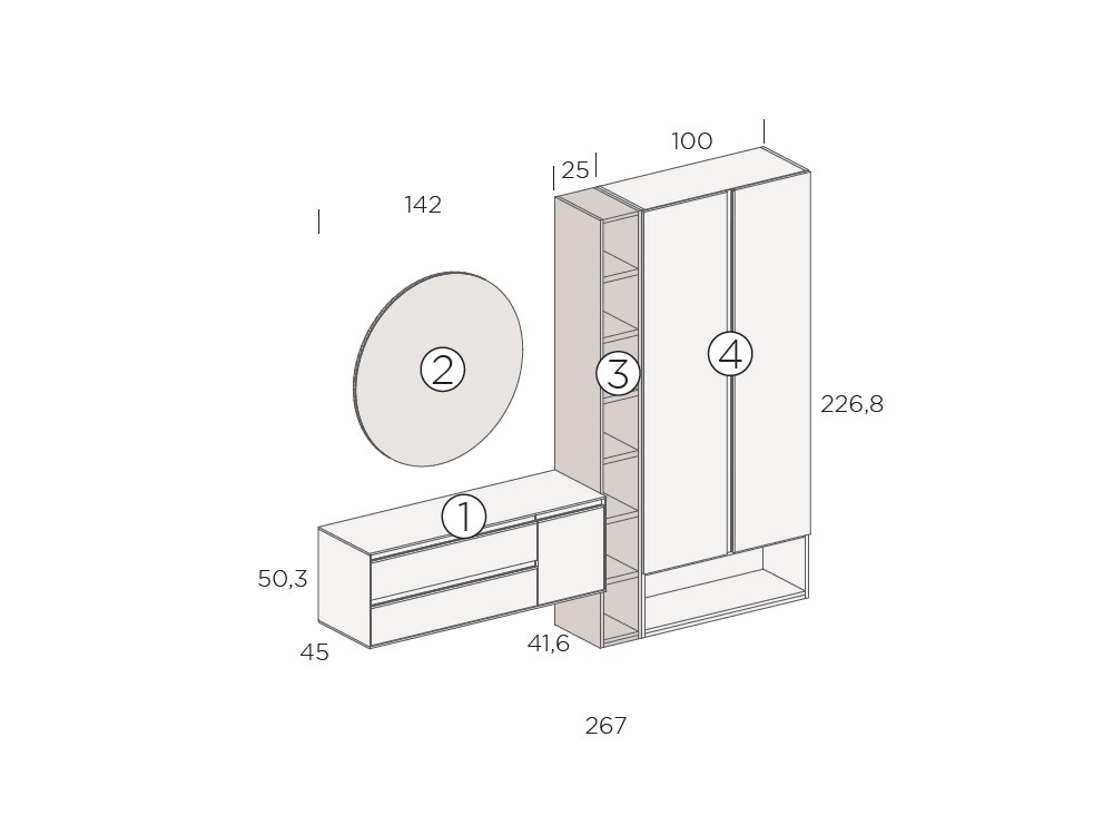 Mueble de baño Natur 19 de Tegar Mobel - 3