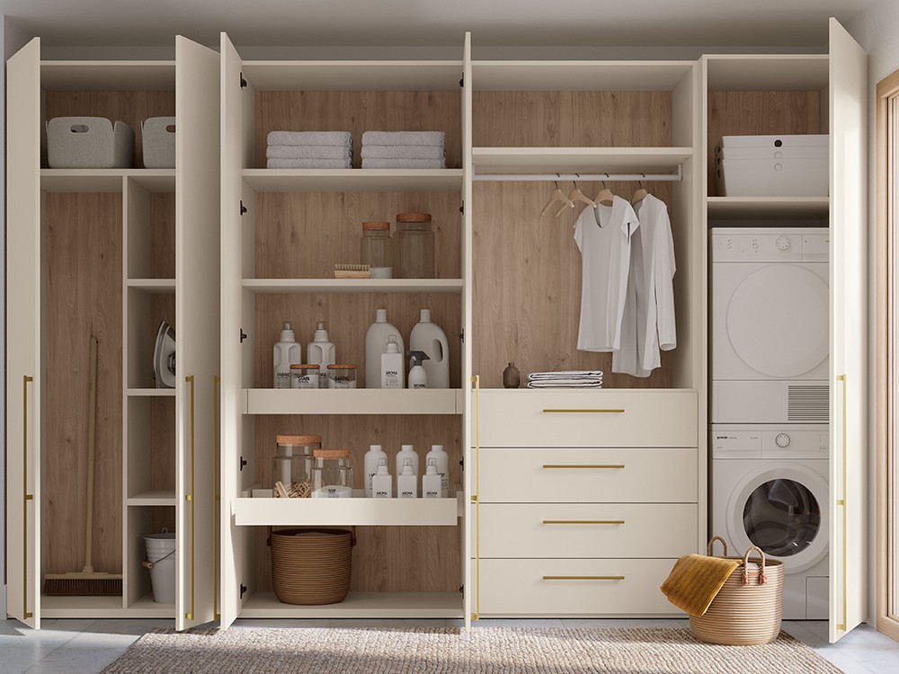 Cuarto de lavado y plancha con armarios 21 de Tegar Mobel - 2