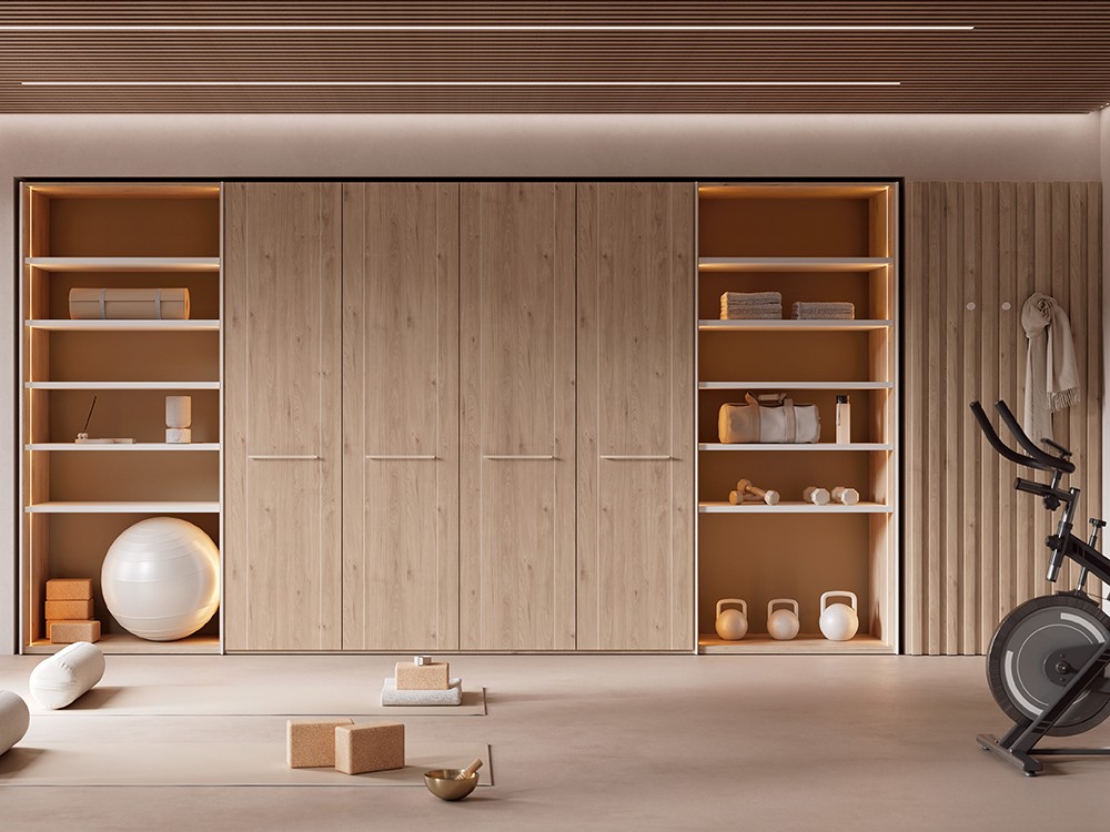 Armario puertas batientes Zebra para gimnasio 22 de Tegar Mobel - 1