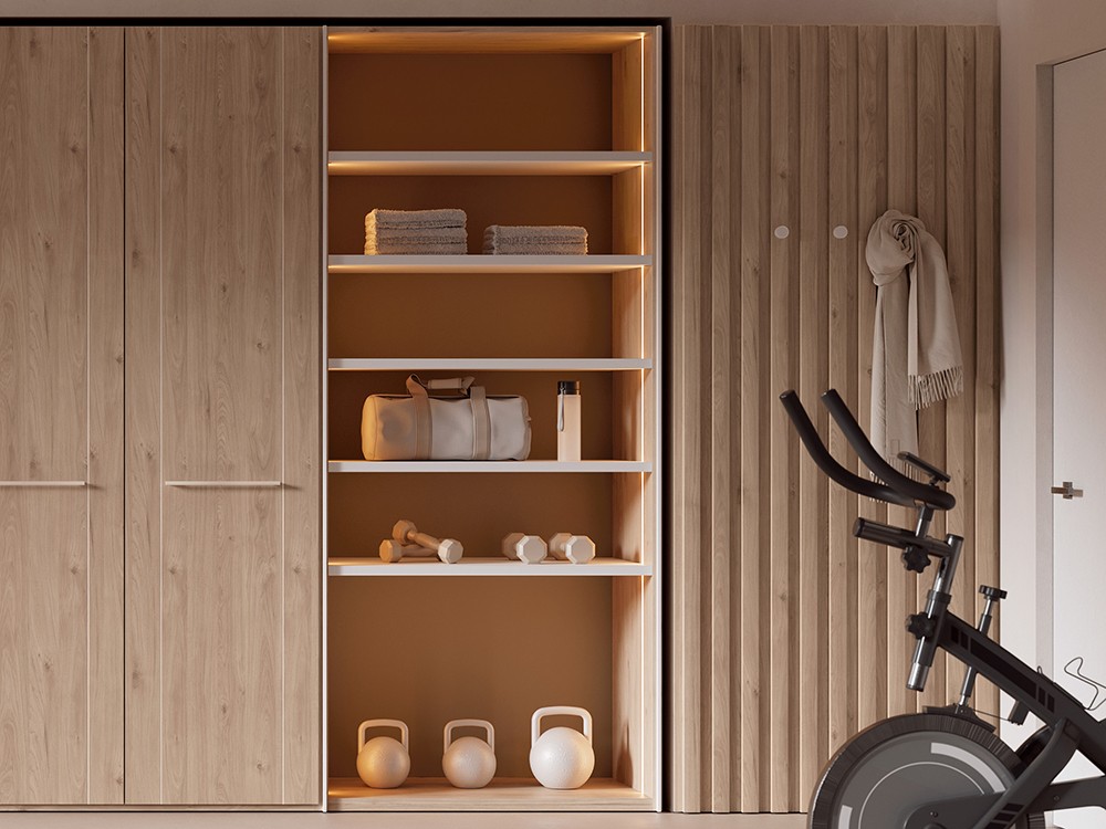 Armario puertas batientes Zebra para gimnasio 22 de Tegar Mobel - 2