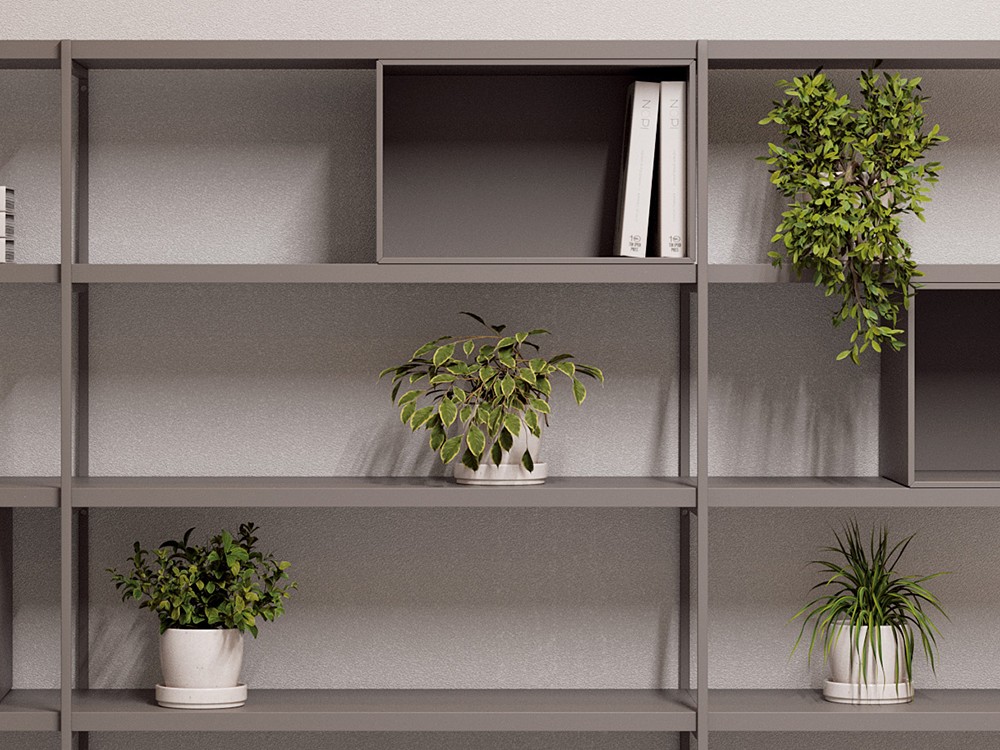 Librería abierta Verso de Tegar Mobel - 2