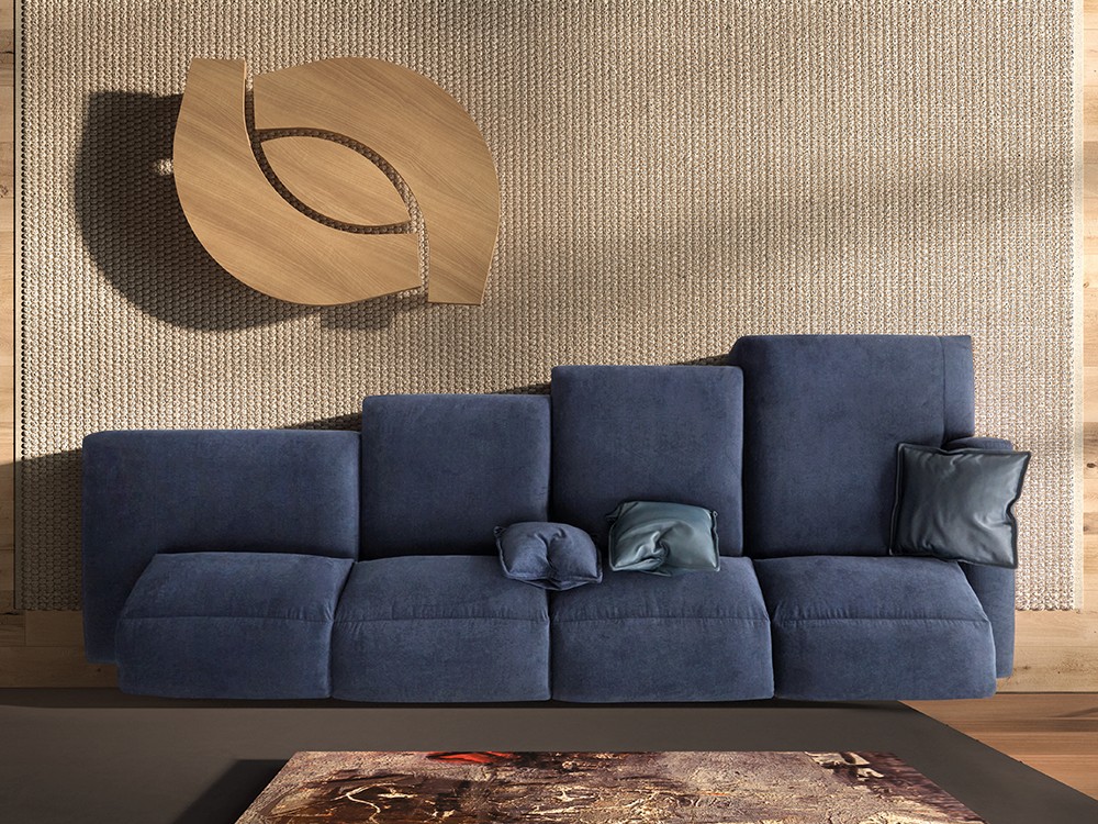 Sofá chaiselonge asientos deslizantes Melani de Pedro Ortiz - 5