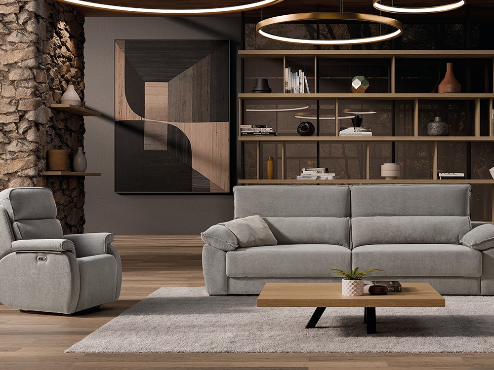 Sofá con asientos deslizantes Arenas de Pedro Ortiz - 3 Sofá con asientos deslizantes Arenas de Pedro Ortiz - 3