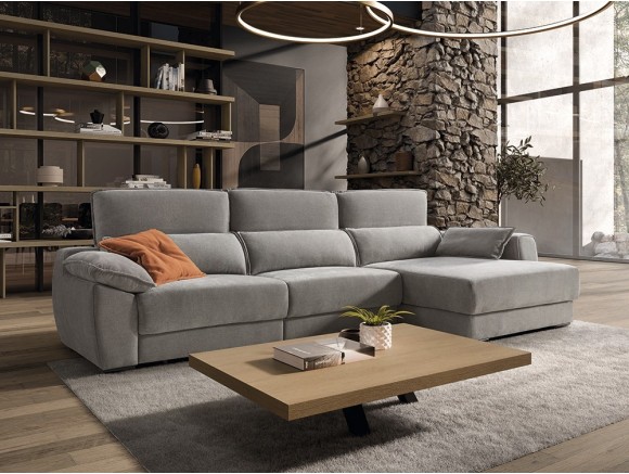 Sofá chaiselongue con asientos deslizantes Arenas de Pedro Ortiz - 1