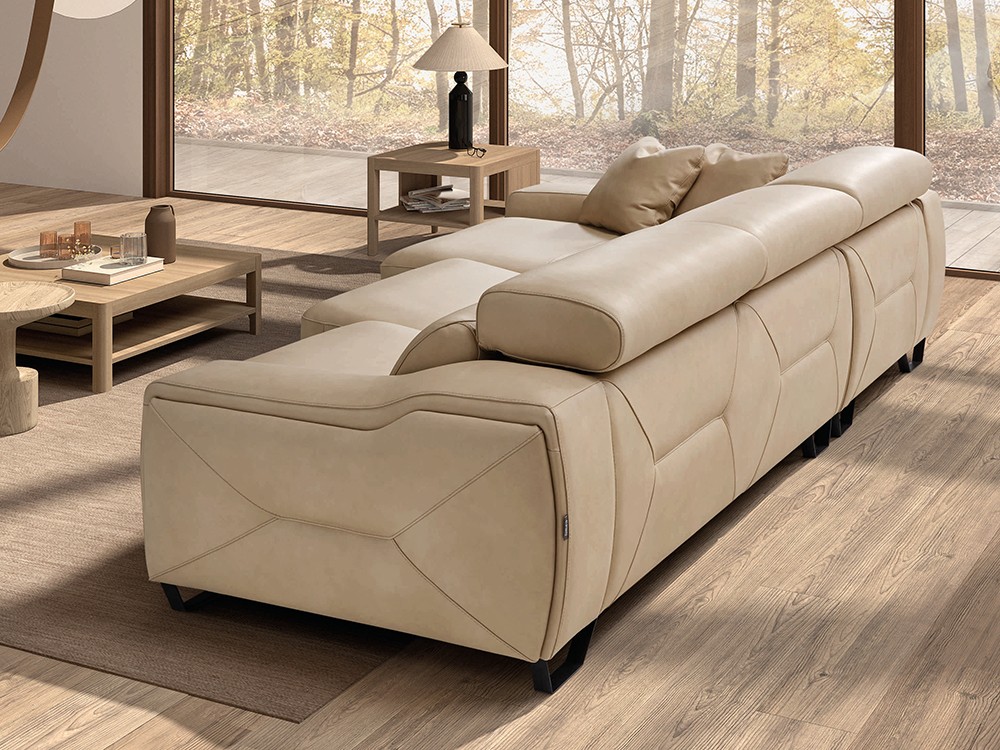 Sofá chaiselongue asientos deslizantes Cinthia de Pedro Ortiz - 3