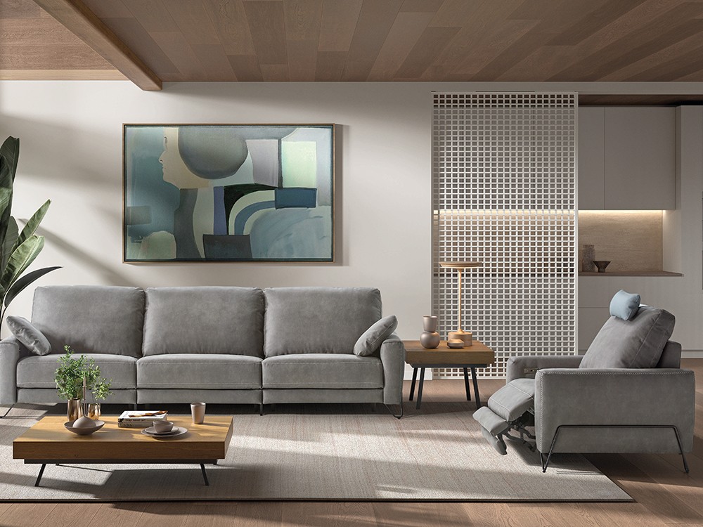 Sofá asientos fijos o relax Olga de Pedro Ortiz - 2