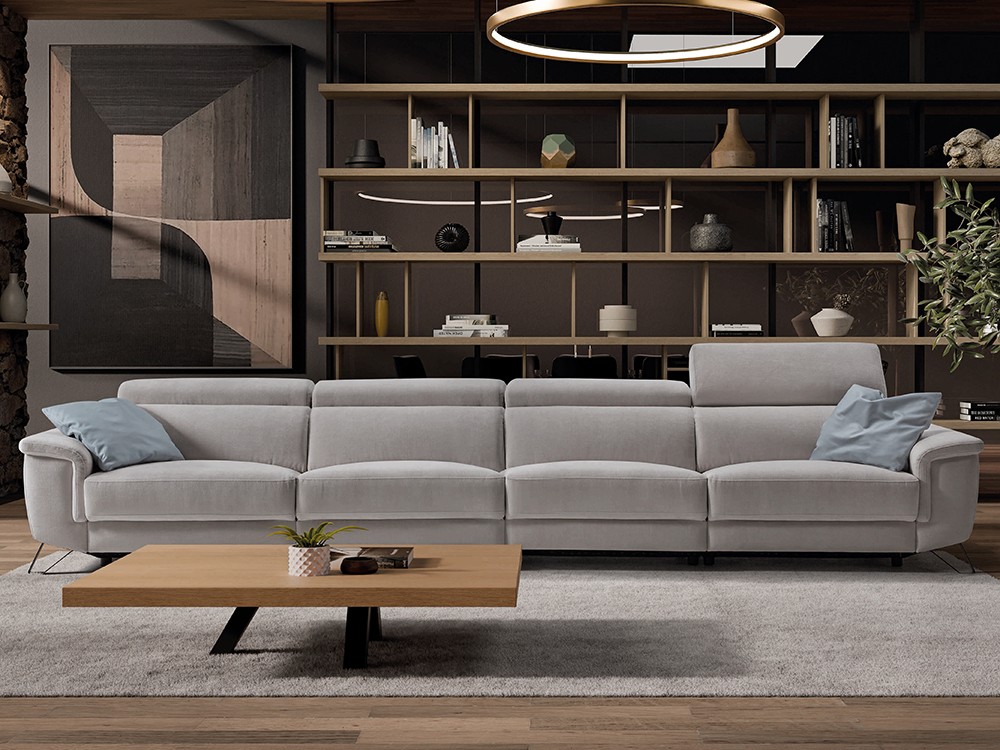 Sofá asientos fijos o relax Teruel de Pedro Ortiz - 1