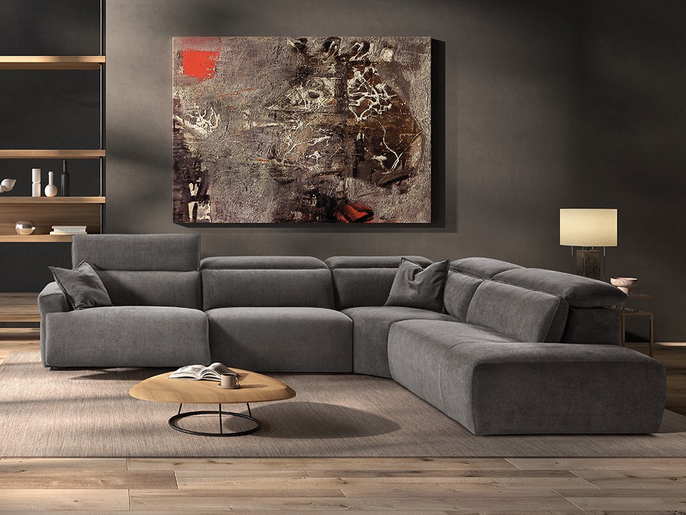 Sofá rincón asientos fijos o relax Trevi de Pedro Ortiz - 1