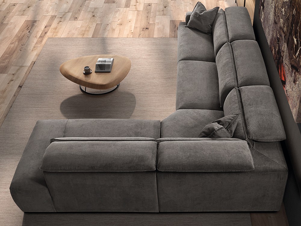 Sofá rincón asientos fijos o relax Trevi de Pedro Ortiz - 2