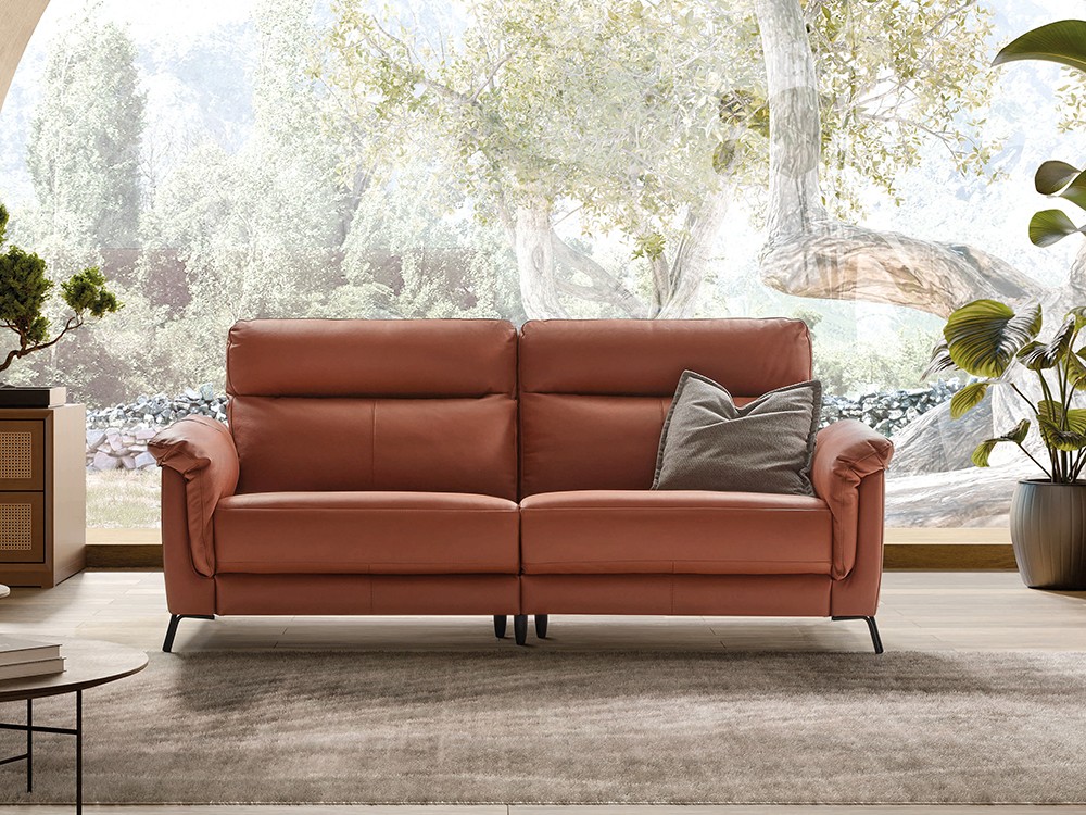 Sofá con asientos fijos o relax Vega de Pedro Ortiz - 1