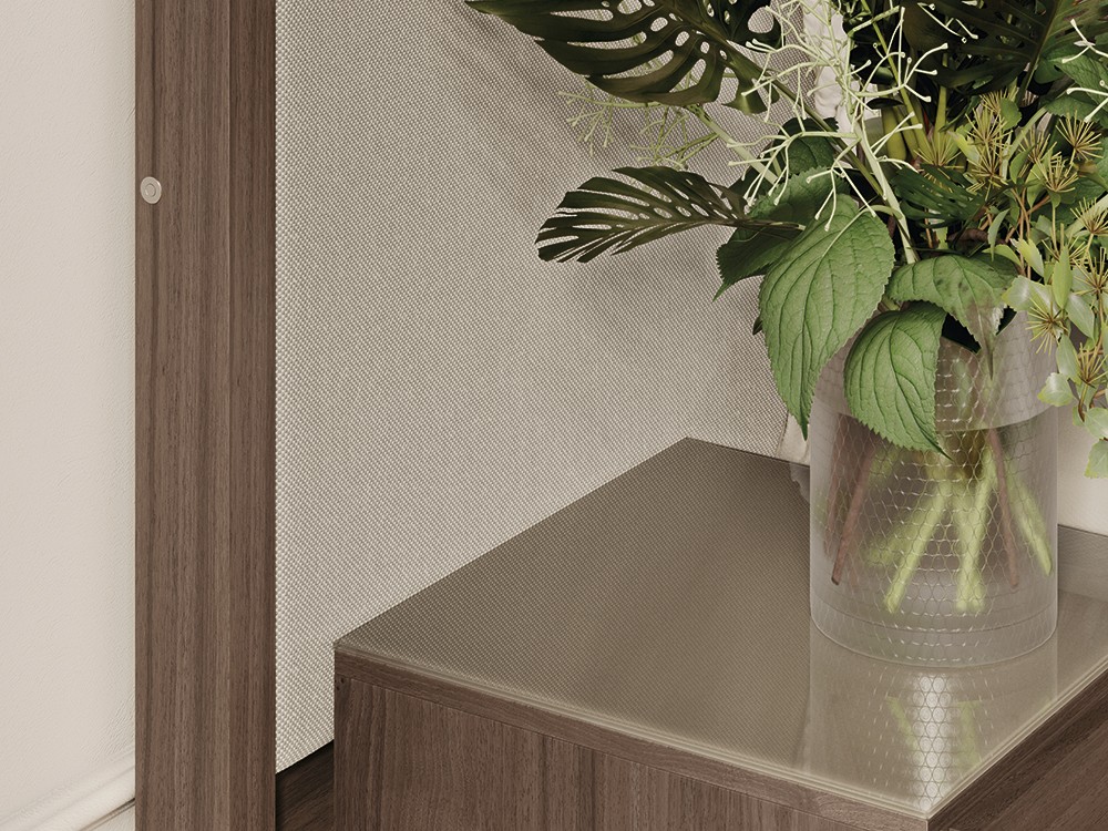 Dormitorio con cabecero tapizado Codi tapizado led 01 de Lagrama - 6