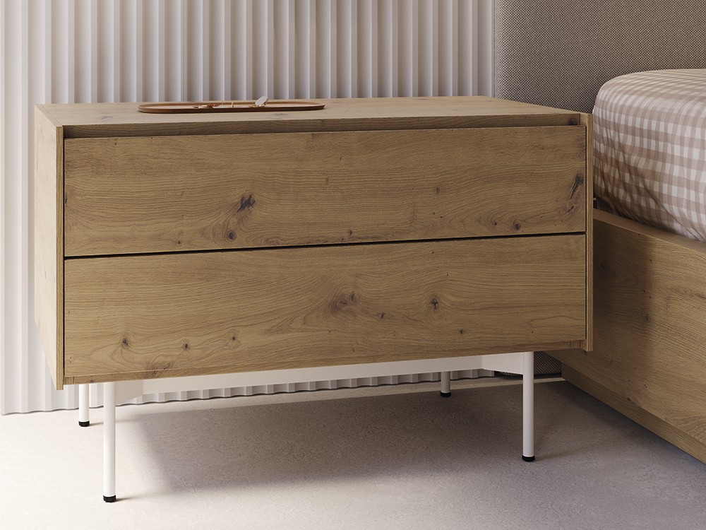 Dormitorio cabecero Ona y Fil tapizado con canapé led 03 de Lagrama - 3