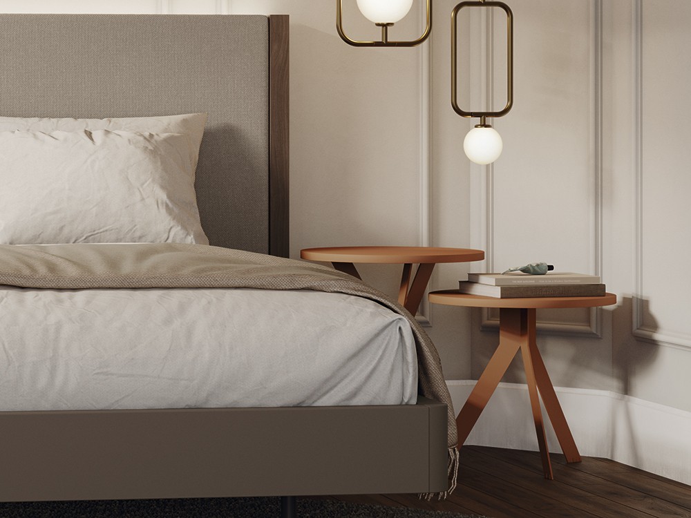 Dormitorio Codi tapizado led 01 Lagrama