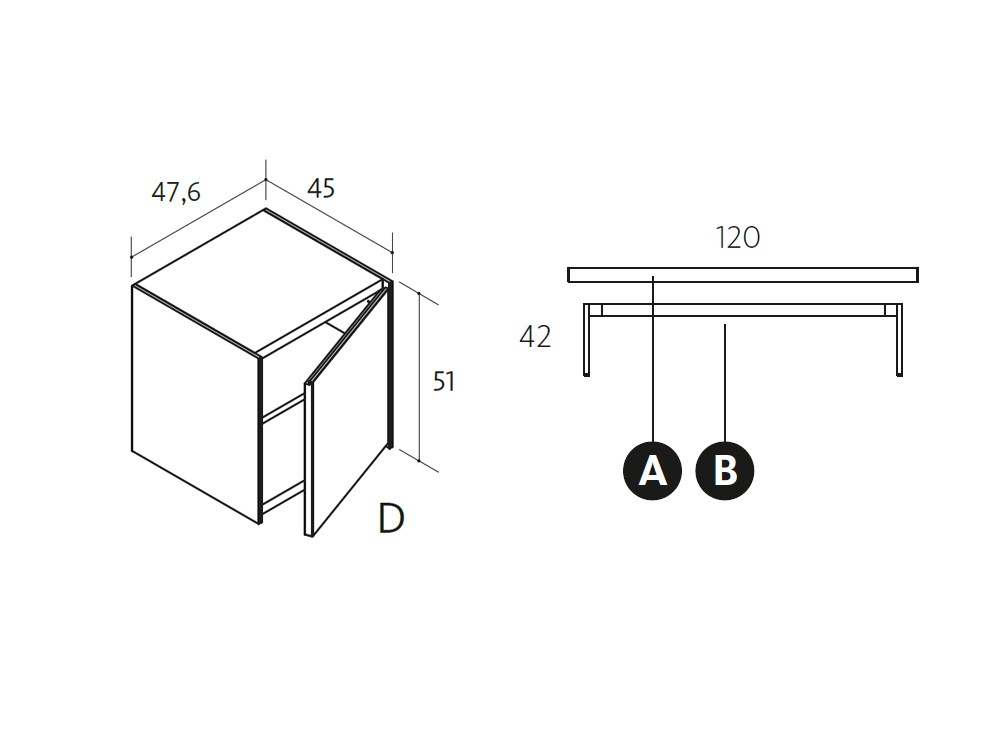 Dormitorio con cabecero Codi tapizado led y base laminada 02 de Lagrama - 5