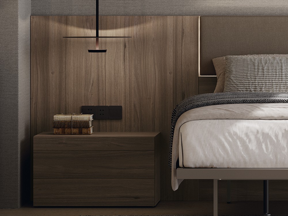 Dormitorio Comm Essential tapizado led 06 de Lagrama - 3