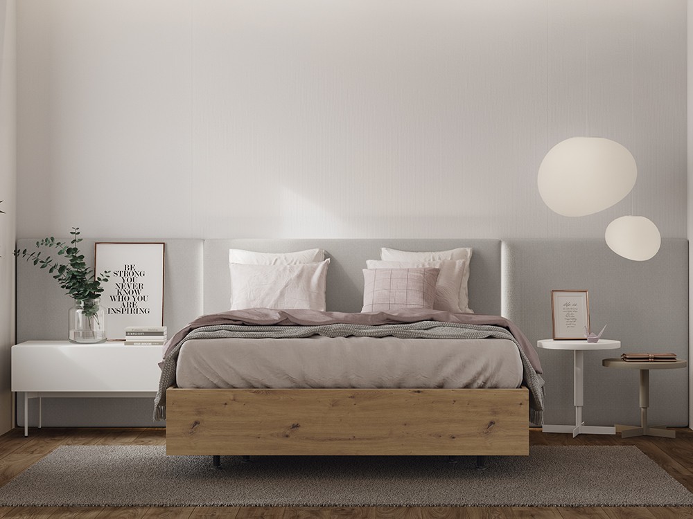 Dormitorio Line Essential tapizado led 07 de Lagrama - 1