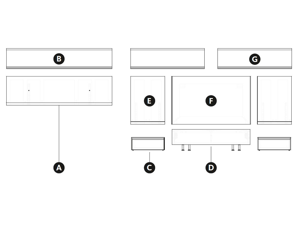 Dormitorio Groove Levita led 10 con mesitas integradas de Lagrama - 6
