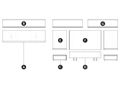 Dormitorio Groove Levita led 10 con mesitas integradas de Lagrama - 6