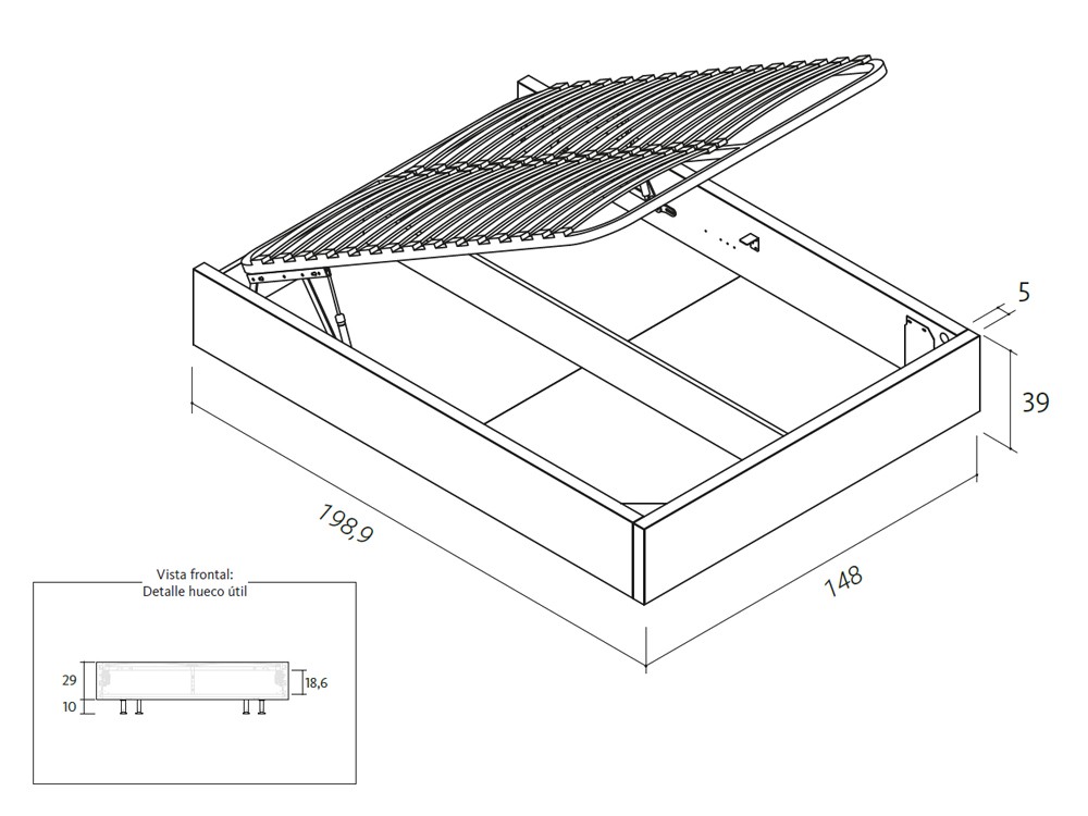 Dormitorio Cushion Limit tapizado 16 de Lagrama - 5