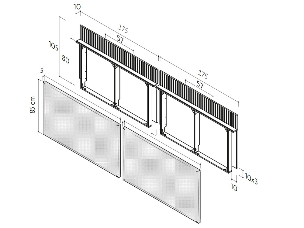 Dormitorio Paralex Ona tapizado 18 de Lagrama - 3
