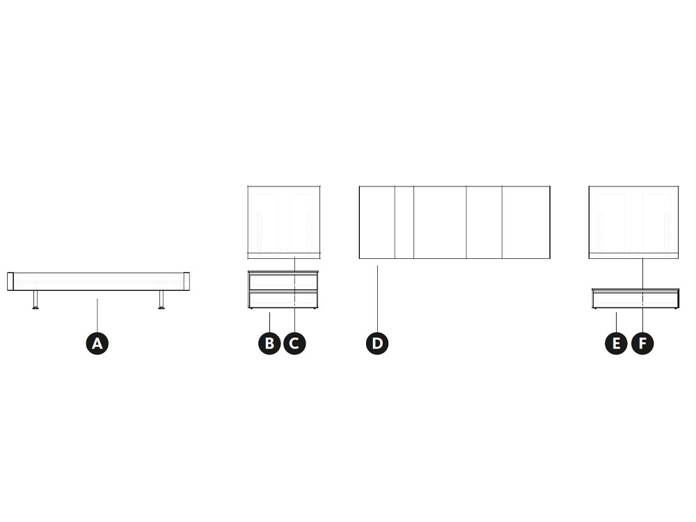 Dormitorio Ax Levita Nácar 24 de Lagrama - 5