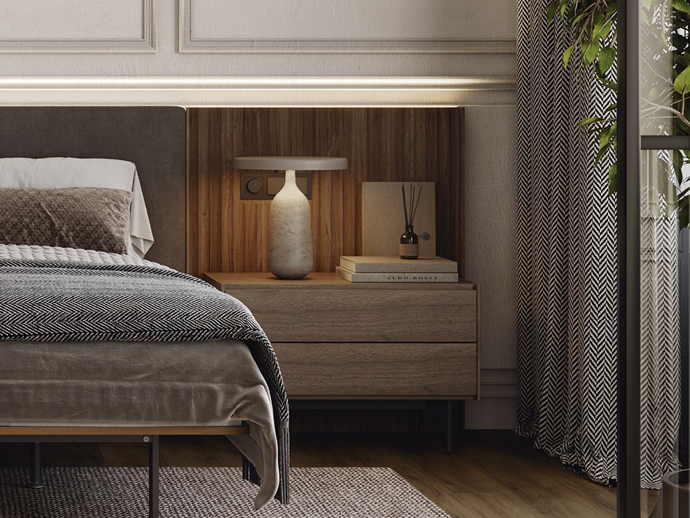 Dormitorio Ona New Kandor tapizado 26 de Lagrama - 3