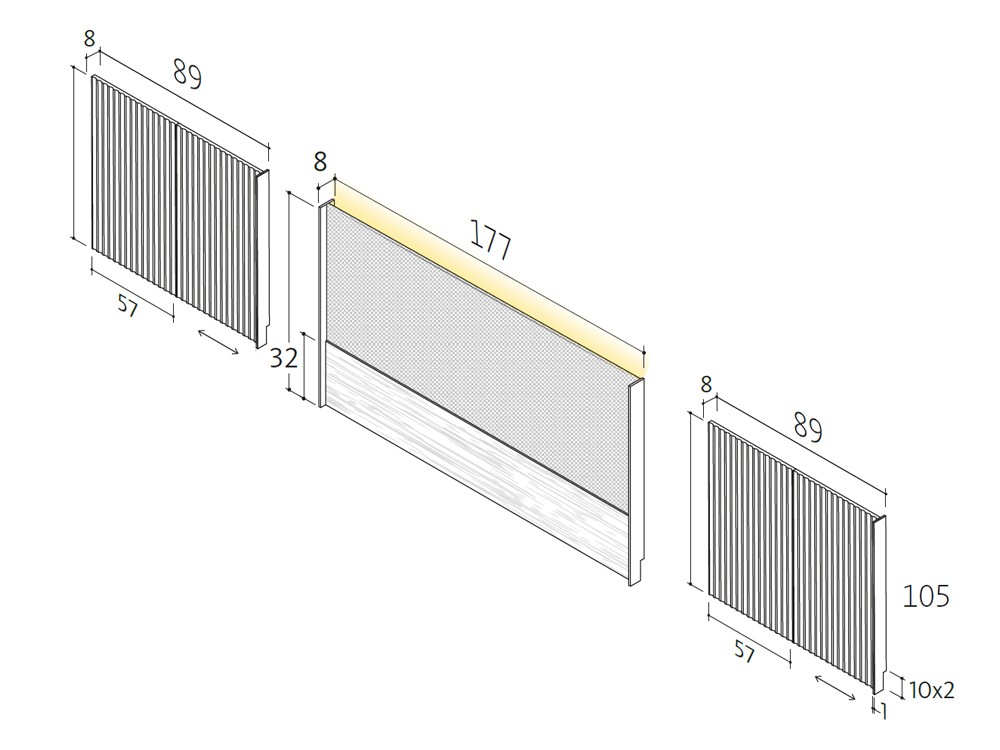 Dormitorio Ona New Kandor tapizado 26 de Lagrama - 4