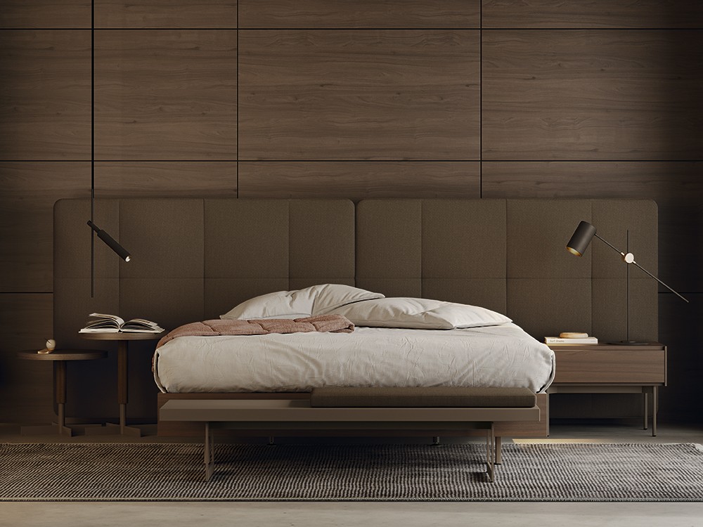 Dormitorio Button tapizado 27 de Lagrama - 1