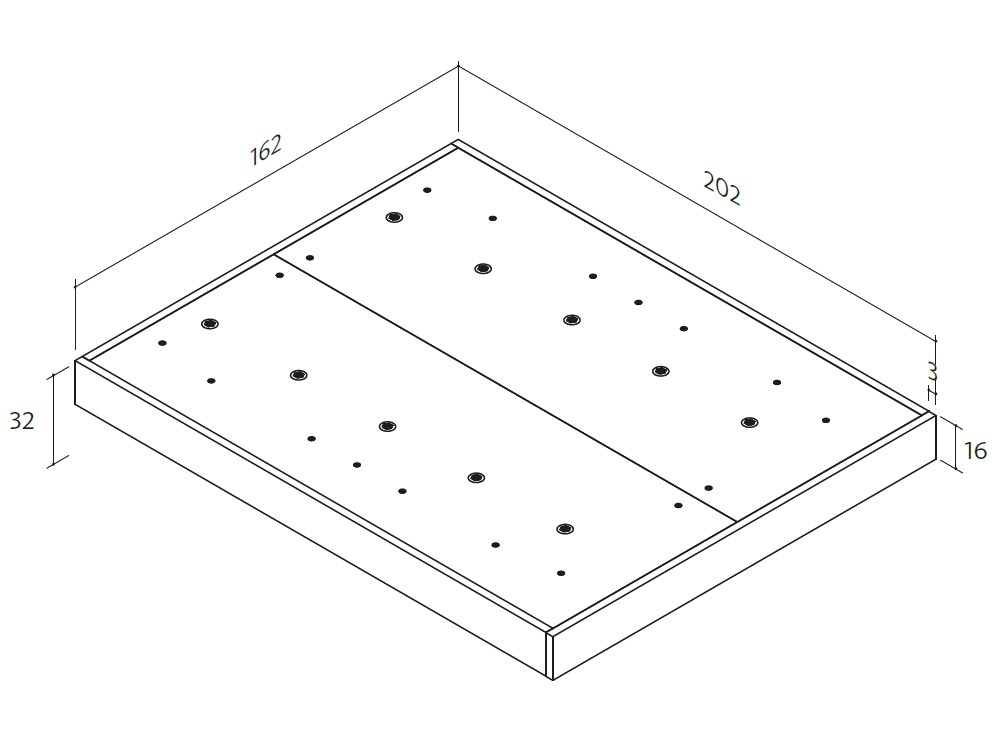 Dormitorio Button tapizado 27 de Lagrama - 4