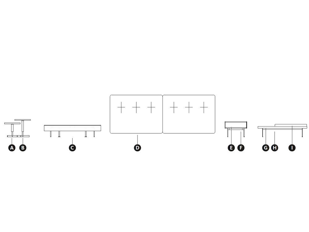 Dormitorio Button tapizado 27 de Lagrama - 6