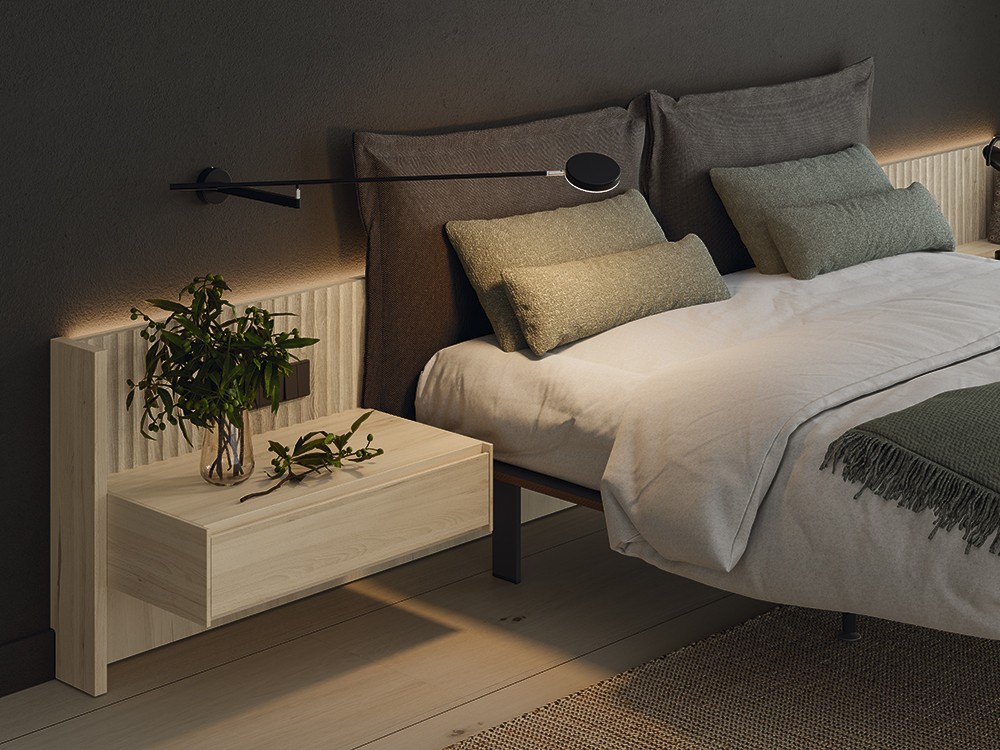 Dormitorio Cushion Limit Ona tapizado 30 de Lagrama - 2