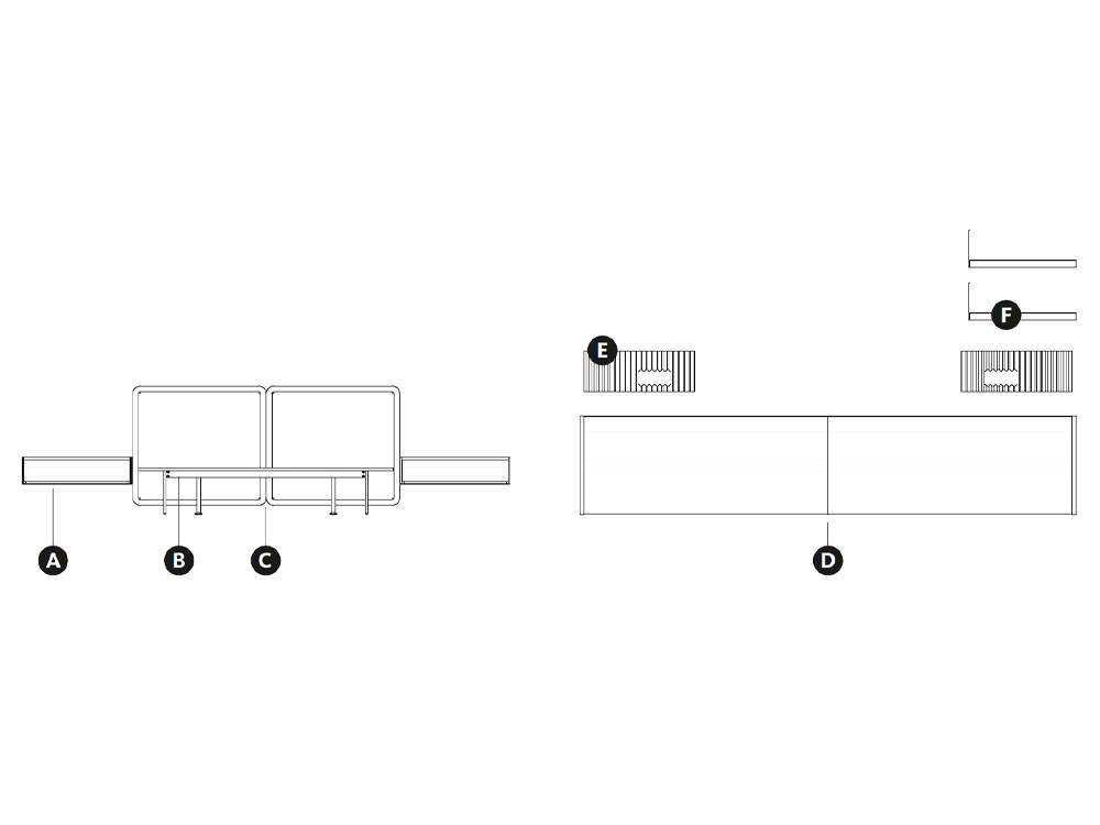 Dormitorio Cushion Limit Ona tapizado 30 de Lagrama - 6