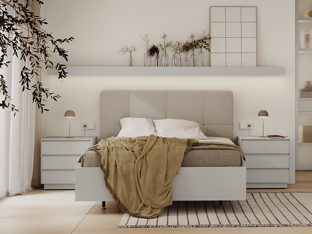 Dormitorio Button tapizado 33 de Lagrama - 1