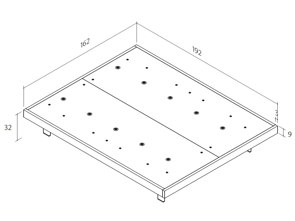 Dormitorio Essential Ona tapizado led 34 de lagrama - 4