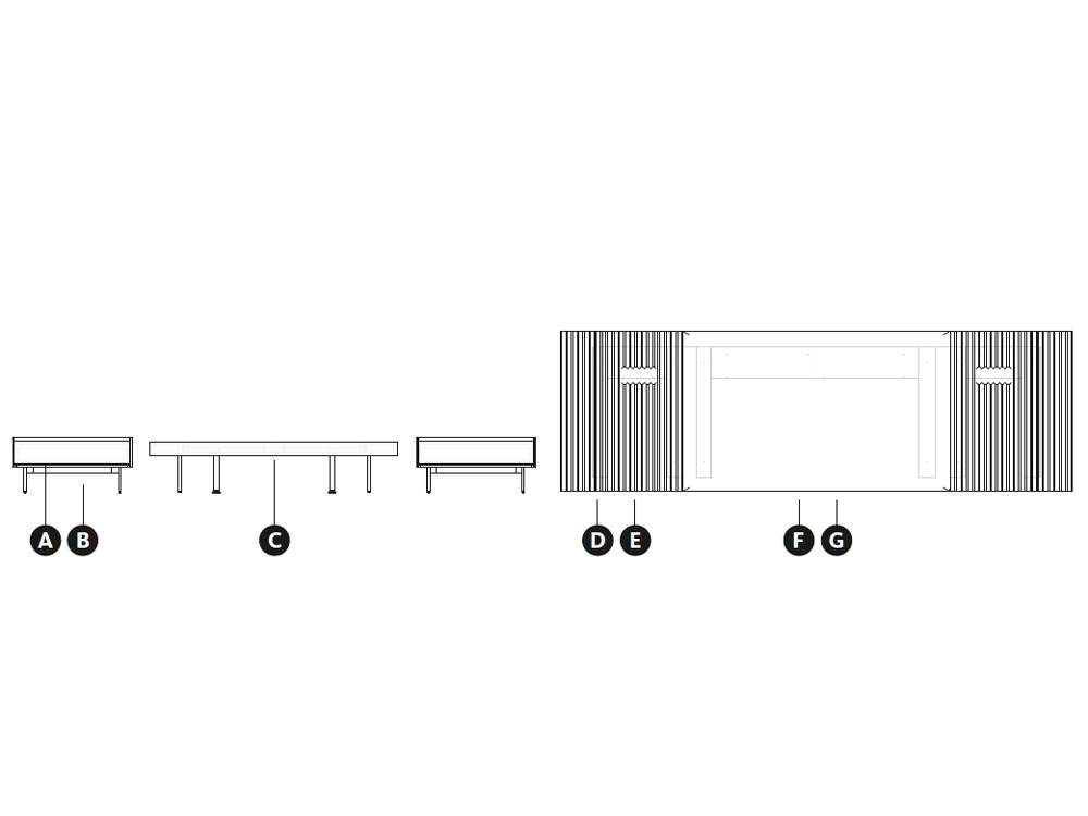Dormitorio Essential Ona tapizado led 34 de lagrama - 6
