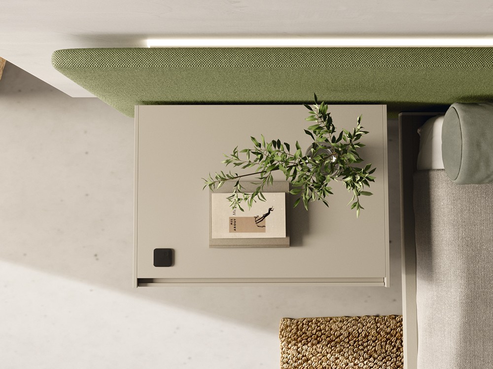 Dormitorio Essential tapizado led 35 de Lagrama - 2