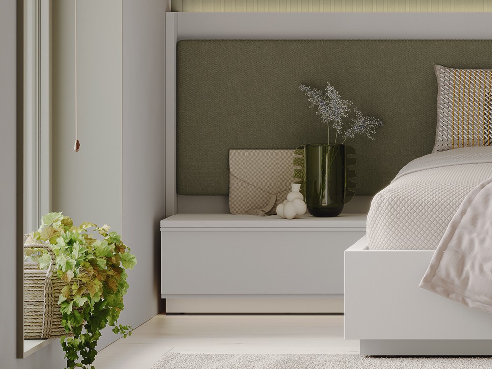 Dormitorio Essential Limit tapizado led 36 de Lagrama - 2