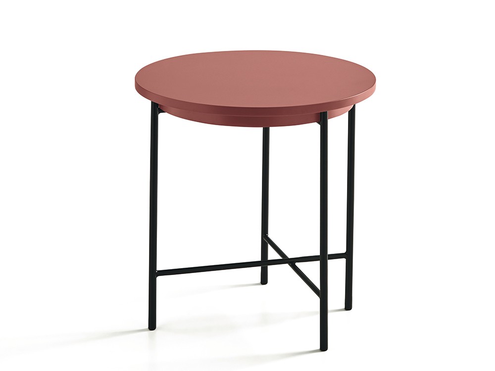 Mesa auxiliar o mesita de noche Kendo en melamina o porcelánico de Mobenia - 2