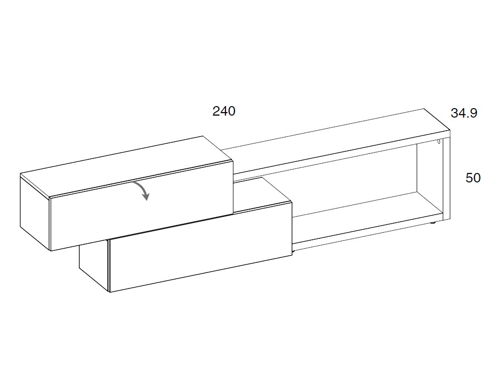 Mueble TV Pas de Mobenia  - 10