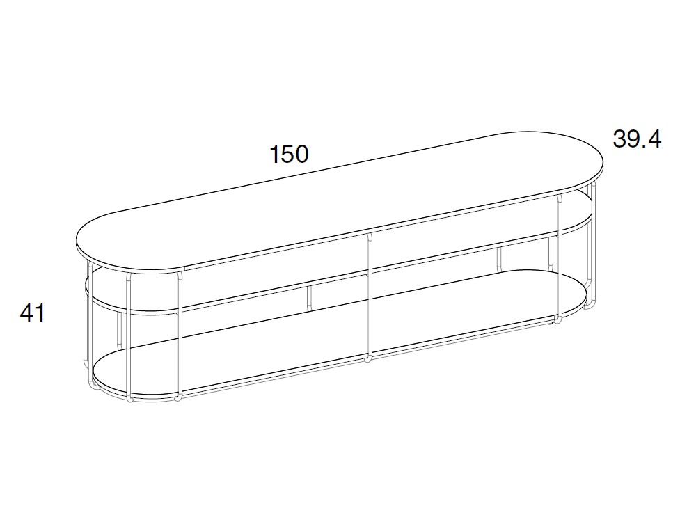 Mueble TV de diseño Cava de Mobenia - 4