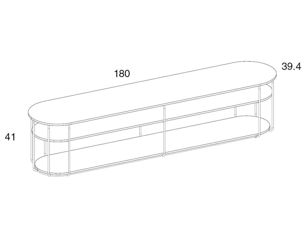 Mueble TV de diseño Cava de Mobenia - 5
