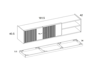 Mueble TV Jazz de Mobenia - 5