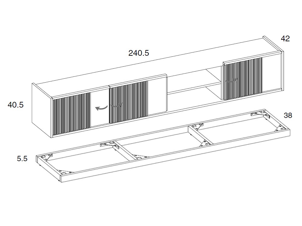 Mueble TV Jazz de Mobenia - 6