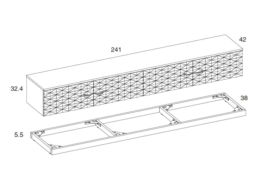 Mueble TV Cross Tokio de Mobenia - 8