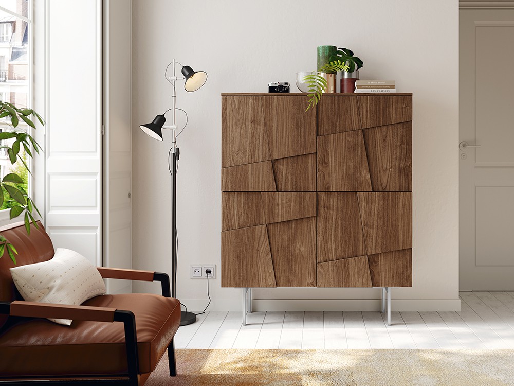 Aparador cubo Linen de Mobenia - 2 Aparador cubo Linen de Mobenia - 2