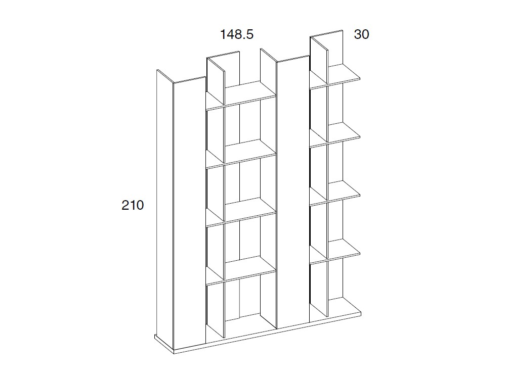 Estantería Lees de Mobenia - 6